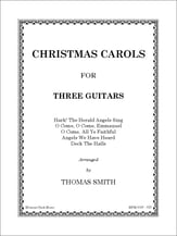 Christmas Carols for Three Guitars Guitar and Fretted sheet music cover